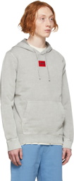 Hugo Grey Logo Hoodie