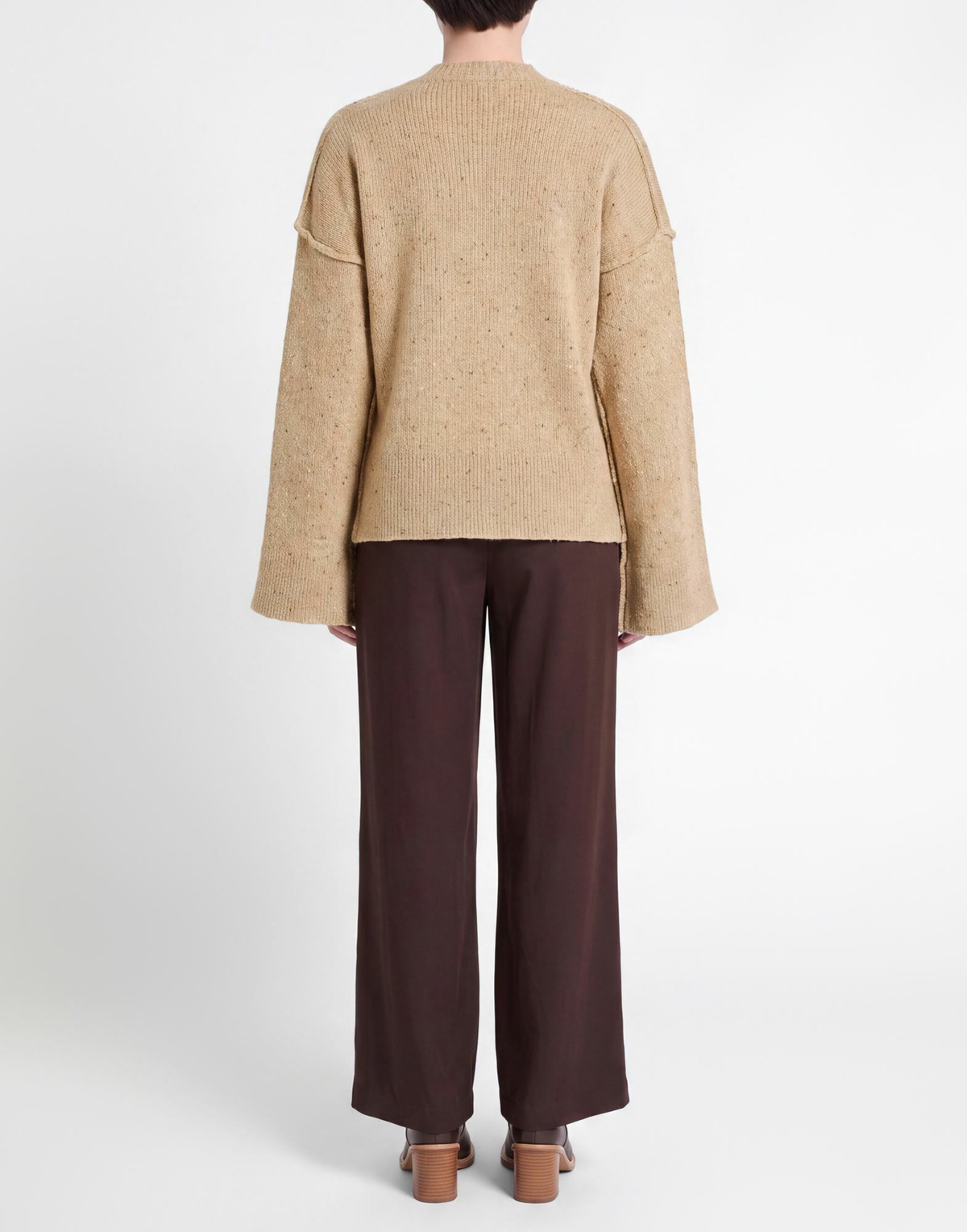 Manila Grace Womens Sweater Sand