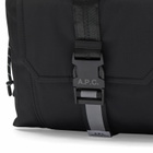 A.P.C. Men's Sac A Dos Trek 2.0 Back Pack in Black 
