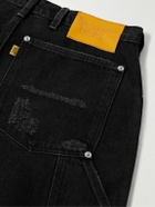 Gallery Dept. - Branko Carpenter Straight-Leg Distressed Jeans - Black