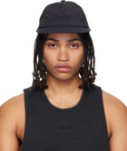 Fear of God ESSENTIALS Black Signature 5 Panel Cap