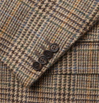 Sid Mashburn - Brown Kincaid No 3 Slim-Fit Checked Wool-Hopsack Blazer - Brown