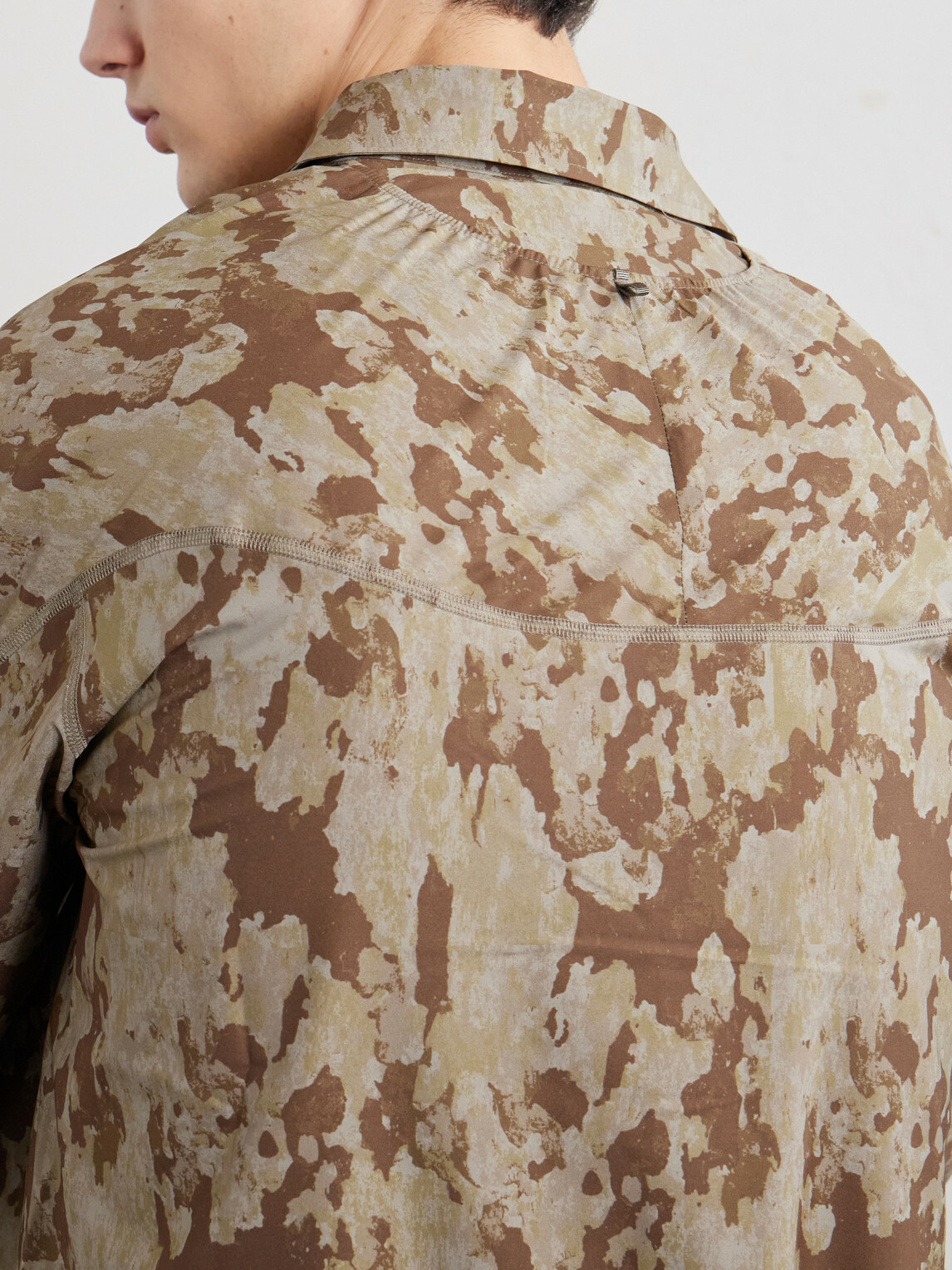 Satisfy - River Printed PeaceShell™ Shirt - Brown