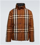 Burberry - Vintage Check reversible down jacket
