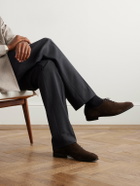 George Cleverley - Merlin Whole-Cut Suede Oxford Shoes - Brown
