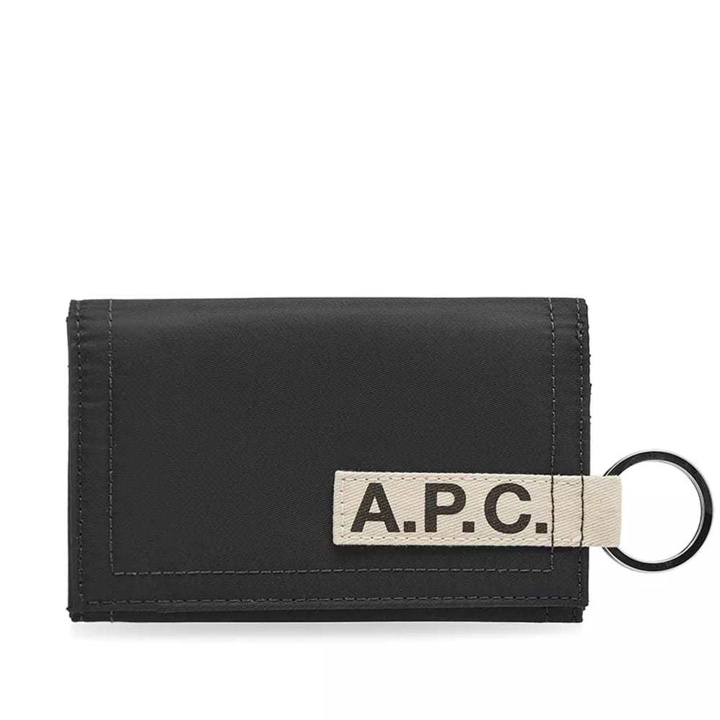 Photo: A.P.C. Pozzo Nylon Tape Logo Wallet