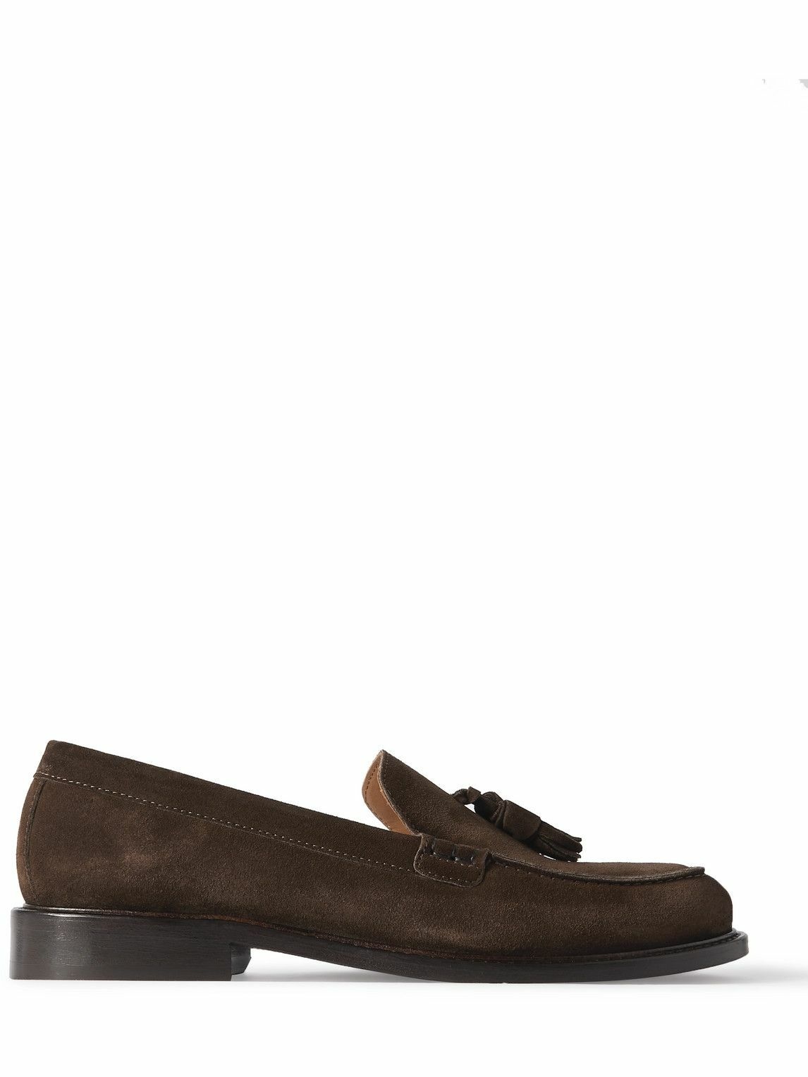 Photo: Mr P. - Scott Suede Penny Loafers - Brown