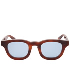 Thierry Lasry Monopoly Sunglasses in Brown Tortoise/Light Blue