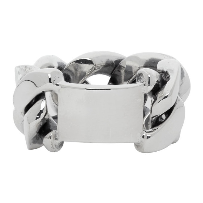 Photo: Bottega Veneta Silver Chain Ring