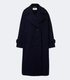 Chloé Double breasted wool-blend coat