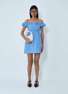 Miu Miu Plaid-Pattern Mini Dress
