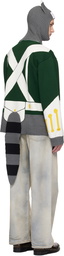 Charles Jeffrey LOVERBOY Green Animal Boo Hoodie