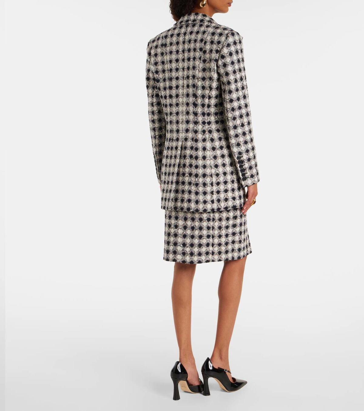 Nina Ricci Double-breasted tweed blazer