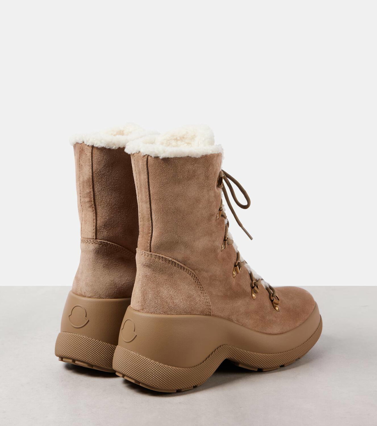 Moncler Resile Trek suede lace-up boots Moncler display picture 2