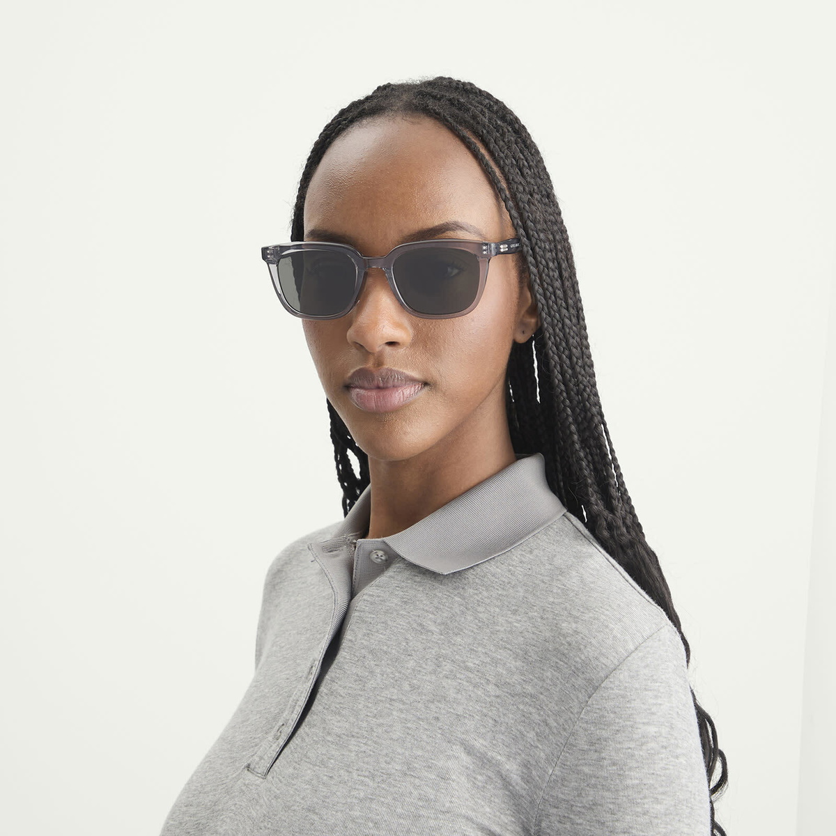 Gentle Monster Daze Sunglasses in Gray/Black 