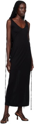 BITE Black Twisted Midi Dress