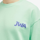 JW Anderson Men's JWA Back Print Sweatshirt in Spearmint