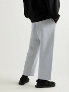 Studio Nicholson - Chapel Tapered Fleece-Back Cotton-Jersey Sweatpants - Gray