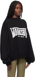 032c Black Victor Bubble Sweatshirt