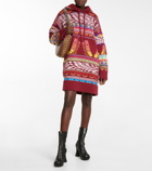 Stella McCartney - Intarsia wool-blend hoodie dress