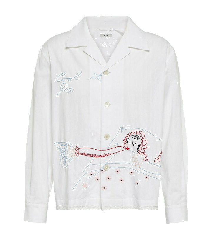 Photo: Bode His-and-Hers embroidered cotton shirt