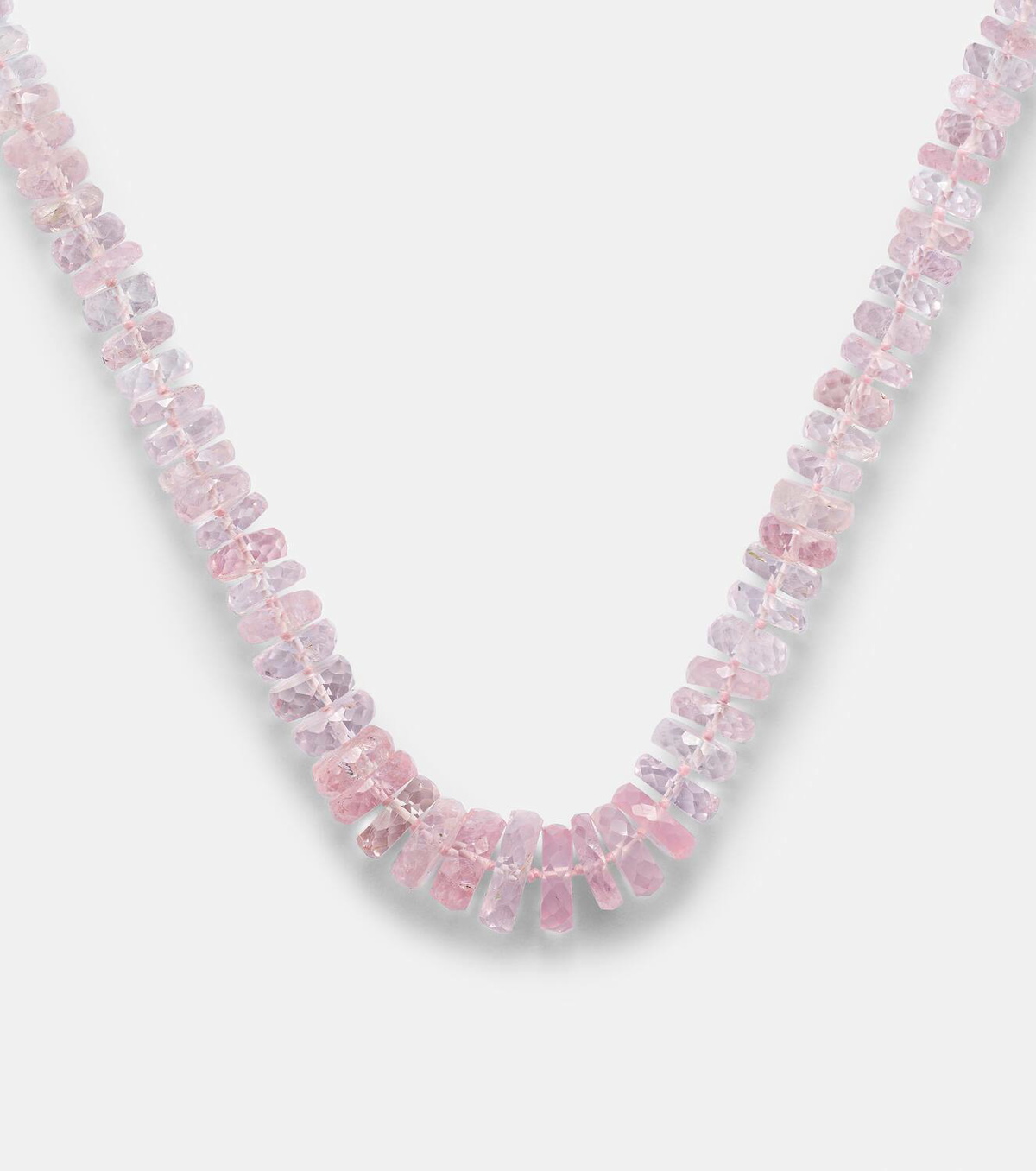 Ileana Makri 18k gold necklace with morganites
