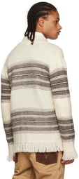 Junya Watanabe Off-White Comme des Garçons Edition Striped Sweater