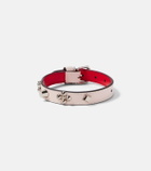 Christian Louboutin Loubicollar Small leather dog collar