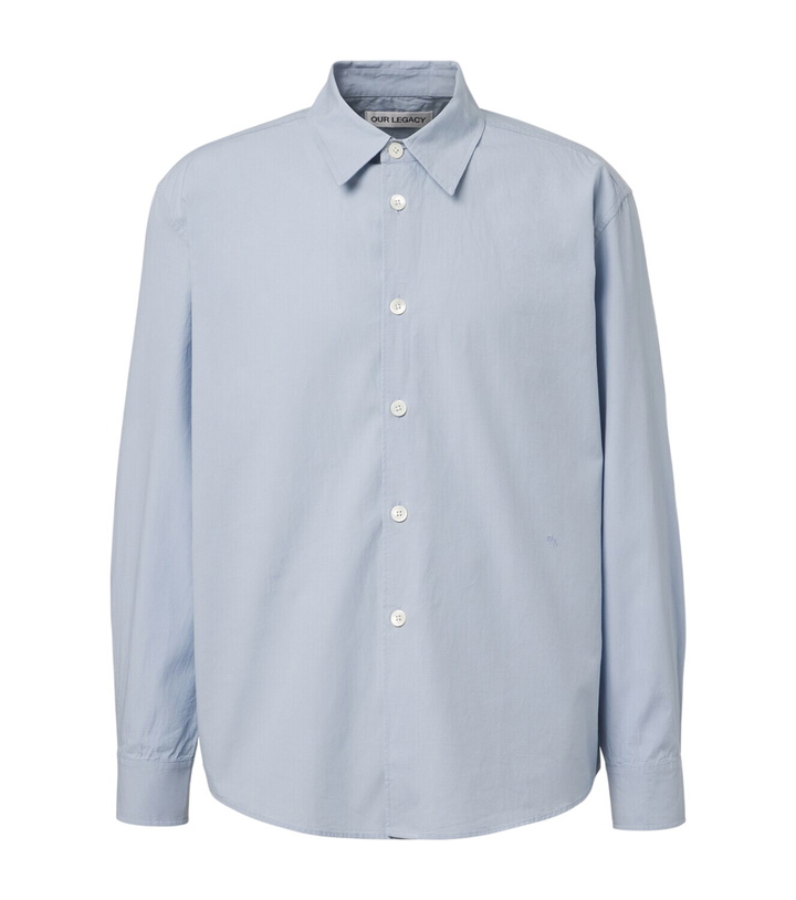 Photo: Our Legacy Beyond cotton poplin shirt