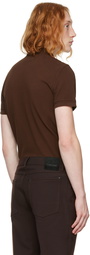 TOM FORD Brown Tennis Polo