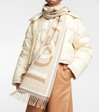 Loewe - Love wool and cashmere scarf