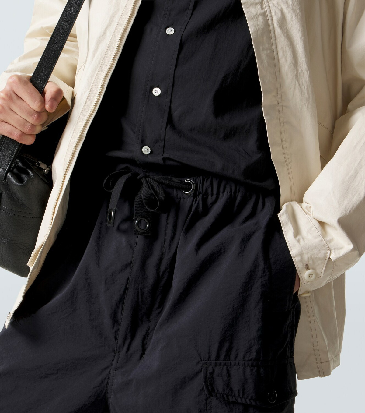 Lemaire Cotton-blend Bermuda shorts