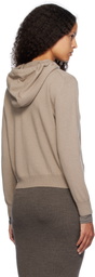 Max Mara Leisure Taupe Tenente Hoodie