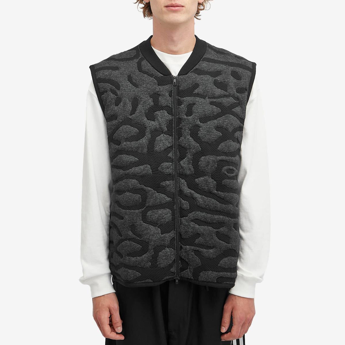 Y-3 Men's 3M Vest in Black Y-3