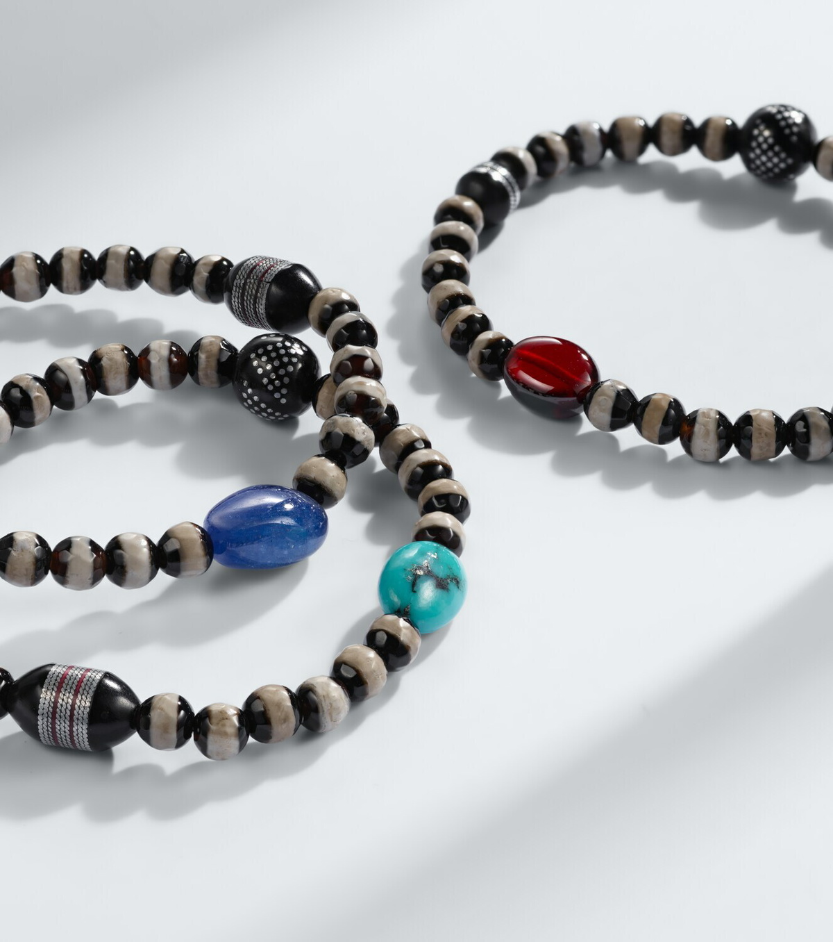 Ileana Makri Set of 3 beaded bracelets