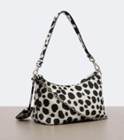 Prada Mini printed calf hair shoulder bag
