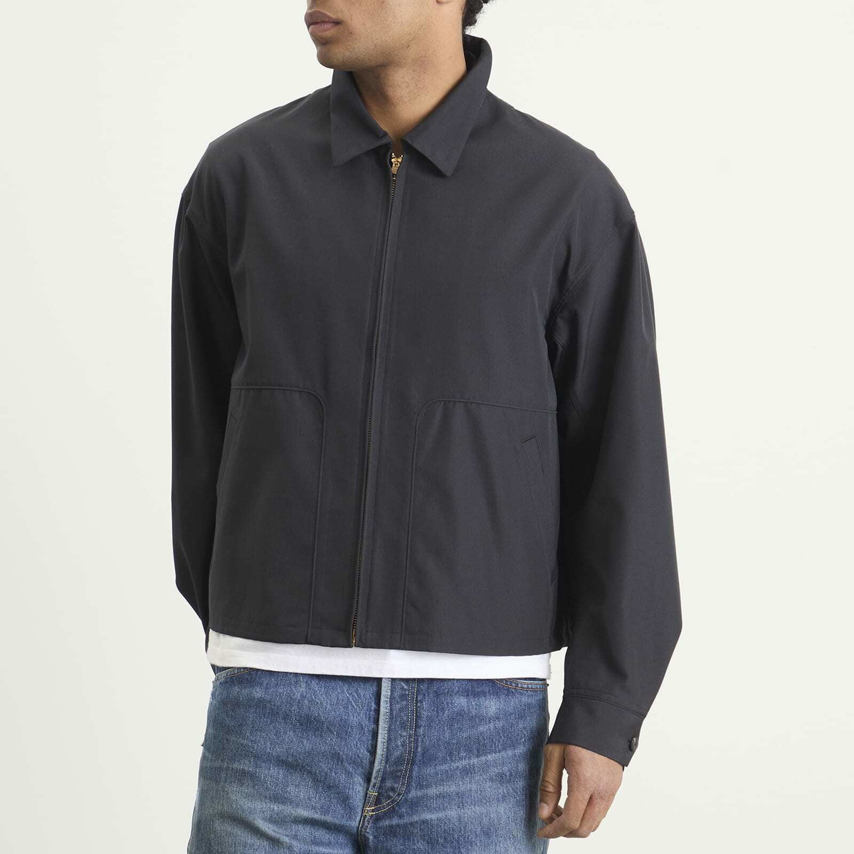 visvimブルゾン Visvim Men's Somer Zip Through Blouson in Black Visvim