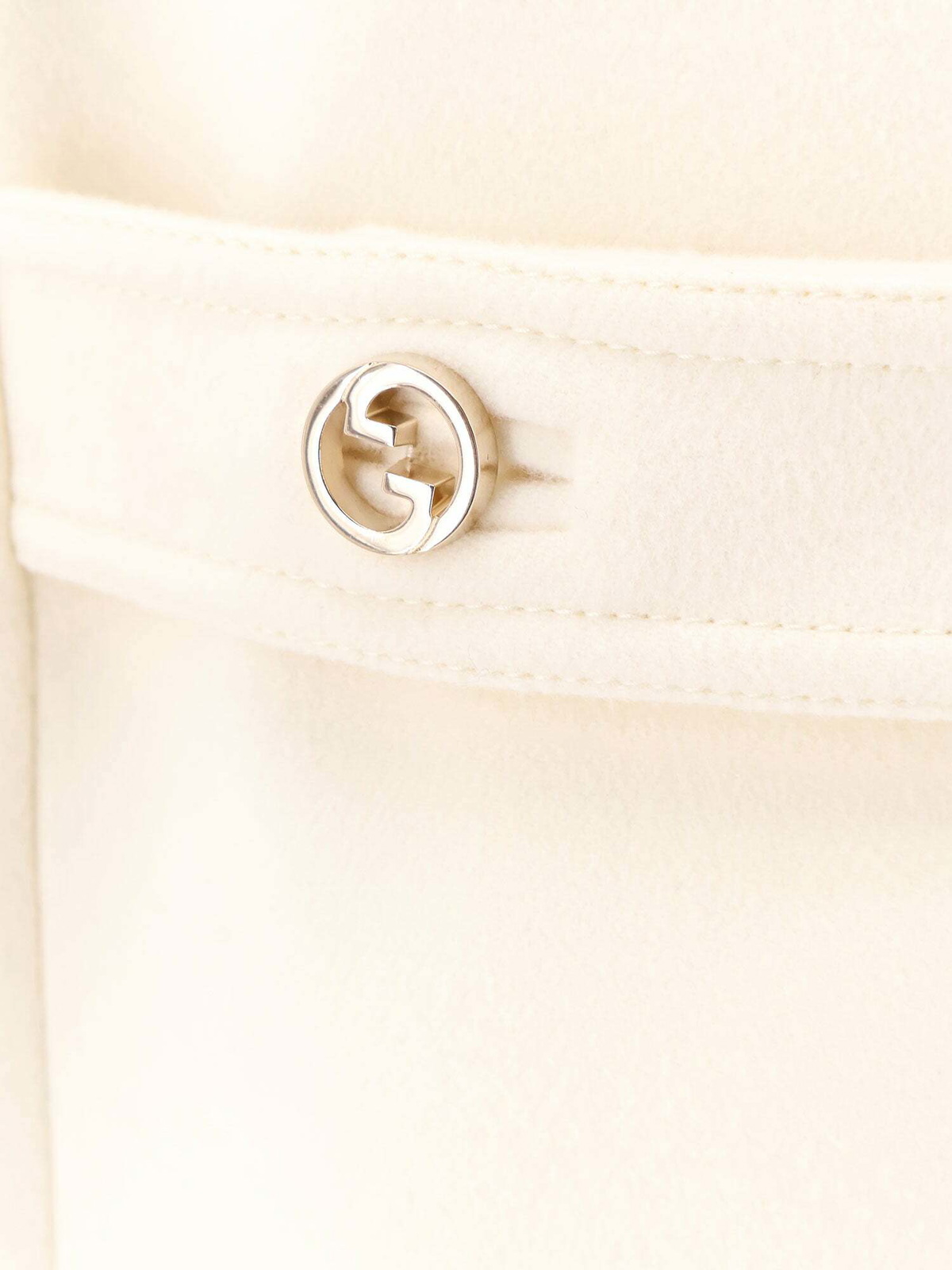 Gucci Coat White Womens Gucci