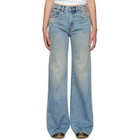 R13 Blue Straight Jeans