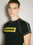 Martine Rose Raglan Shrunken T-Shirt