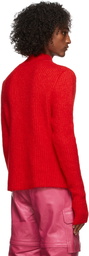 Jacquemus Red La Montagne 'La Maille Merano' Sweater