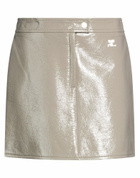 Courrèges Womens Mini skirt Taupe