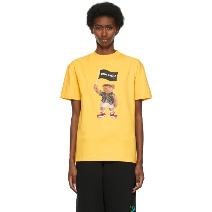 Palm Angels Yellow Pirate Bear T-Shirt