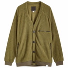 CAYL Men's Alpha Fleece Cardigan in Coffee