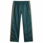 Needles Men's Poly Smooth Track Pants in Green
