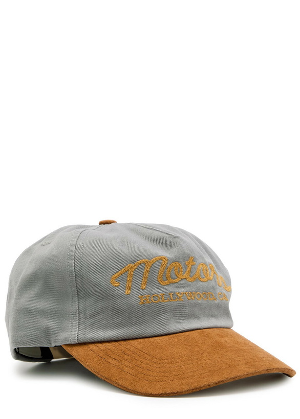 Photo: Cherry Los Angeles Motors 5 Panel Embroidered Cotton cap - Charcoal - One Size