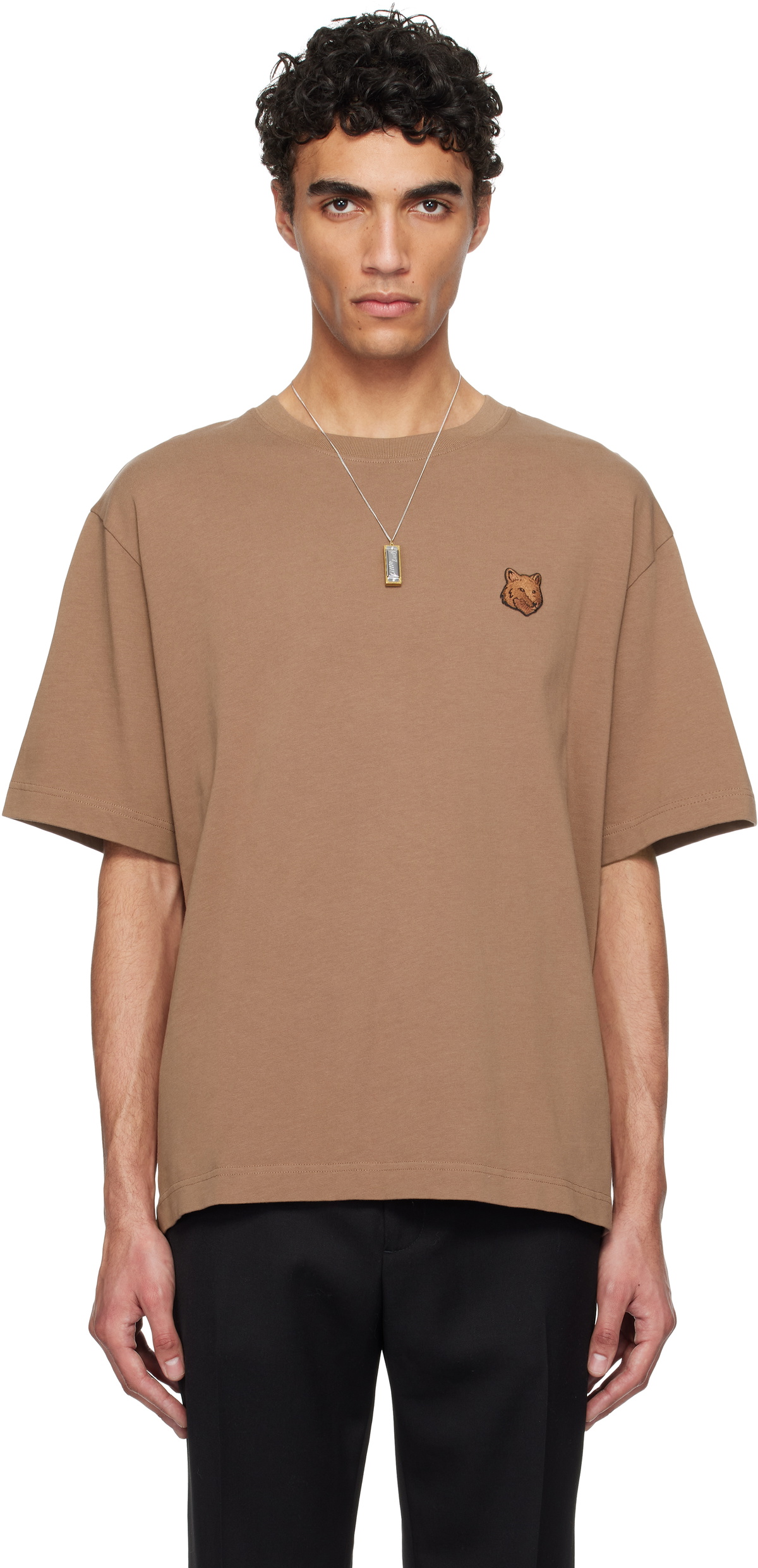 トップス BOLD FOX HEAD PATCH OVERSIZE BOLD FOX HEAD PATCH OVERSIZE TEE SHIRT | Maison Kitsuné