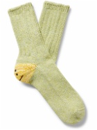 KAPITAL - Intarsia Cotton-Blend Socks
