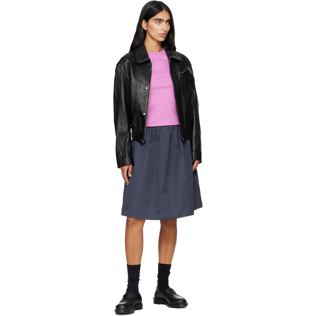 Dr. Martens Black Delapre 'Made In England' Classic Loafers