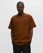 Carhartt Wip S/S Work Varsity Tee Brown - Mens - Shortsleeves